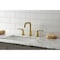 Kingston Brass Widespread Bathroom Faucet with Push PopUp, Brushed Brass KS1417KL - alternate 2